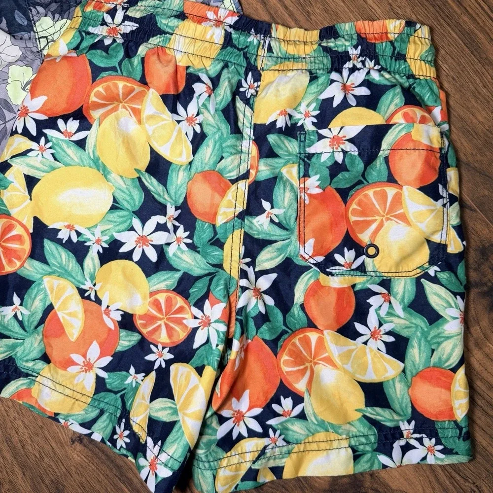 Boys Swim Trunks Lot Size 8 Old Navy Hawaiian Lemons